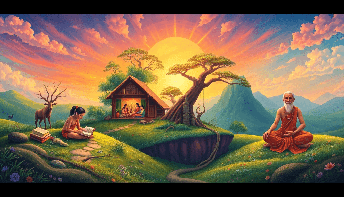 What Are the Four Stages of Life in Hindu Philosophy?